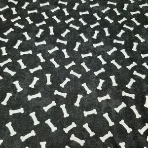 Dog Wisdom Wilmington Prints Black White Dog Bones Cotton Fabric 2 Yards